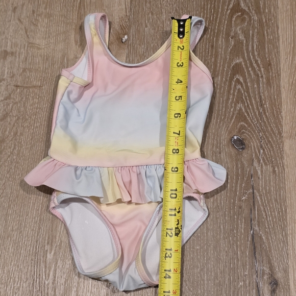 Pastel Ruffle Swimsuit - Picture 2 of 5
